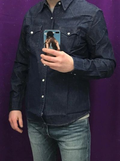 Лот: 15249993. Фото: 1. рубашка джинсовая Levi's® Barstow... Рубашки, водолазки
