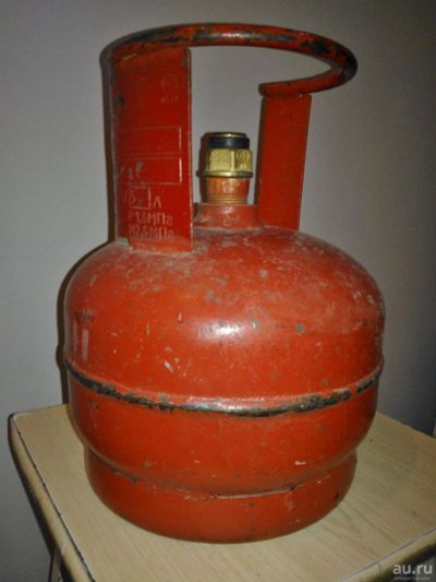 Лот: 8230303. Фото: 1. Баллон газовый б/у пустой. Баллоны, газ в баллонах