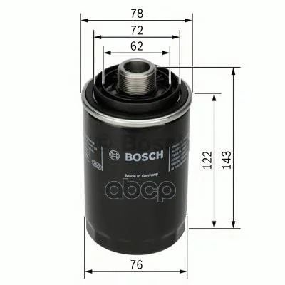 Лот: 14078328. Фото: 1. Фильтр масляный Bosch арт. F026407080. Другое (автозапчасти)