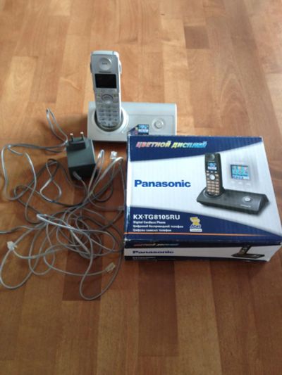 Лот: 7957600. Фото: 1. Радиотелефон Panasonic KX-TG8105RUS... DECT и радиотелефоны