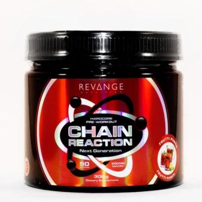 Лот: 9588976. Фото: 1. Chain Reaction 1 порция Revange... Спортивное питание, витамины