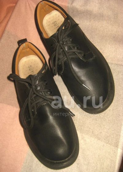 Лот: 20350162. Фото: 1. черные туфли на шнуровке -- 37. Туфли
