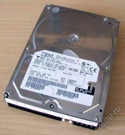 Лот: 842727. Фото: 1. 30GB IBM Deskstar DTLA. Жёсткие диски (HDD)