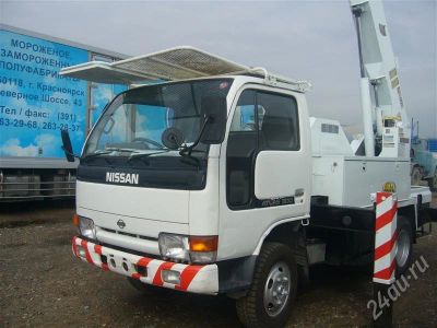 Лот: 426694. Фото: 1. Автовышка Nissan Atlas. Другое (авто, мото, водный транспорт)