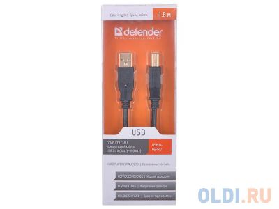 Лот: 4670778. Фото: 1. Кабель USB2.0 A/B (AM/BM) 1.8... Шлейфы, кабели, переходники