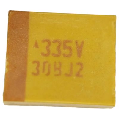 Лот: 22559713. Фото: 1. Конденсатор танталовый SMD 3.3мкФ... Конденсаторы