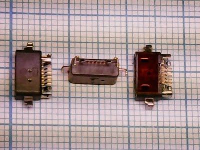 Лот: 12287370. Фото: 1. Системный разъём №095 micro-USB... Разъёмы