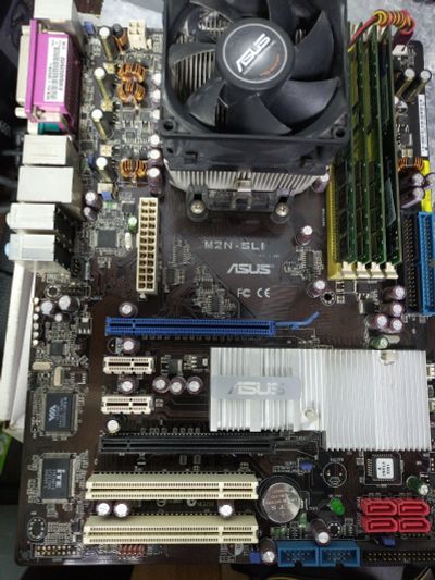 Лот: 17655061. Фото: 1. Материнская плата Asus M2N-SLI... Материнские платы