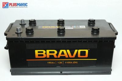 Лот: 9220703. Фото: 1. Аккумулятор Bravo 190 а\ч прямая... Аккумуляторы