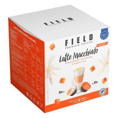 Лот: 24506913. Фото: 1. Кофе в капсулах Field Latte Macchiato... Чай, кофе, какао