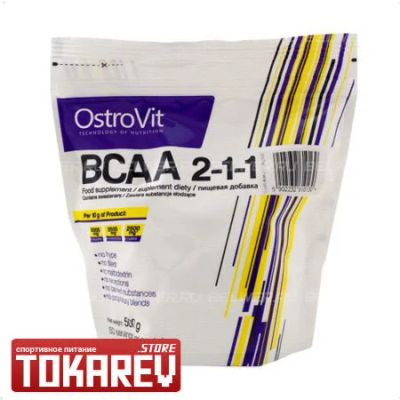 Лот: 8513005. Фото: 1. БЦАА OstroVit BCAA 2-1-1 (бца... Спортивное питание, витамины