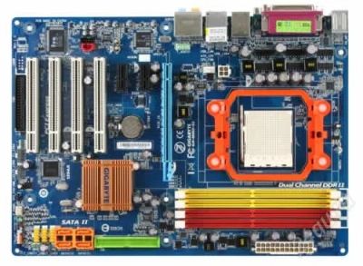 Лот: 2202936. Фото: 1. материнка gigabyte ga-m56s-s3... Материнские платы