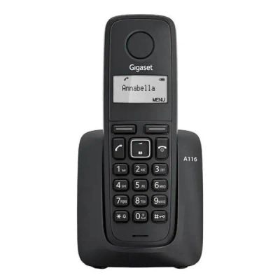 Лот: 24494132. Фото: 1. Радиотелефон Gigaset A116 Black... DECT и радиотелефоны