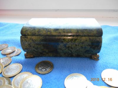 Лот: 15200959. Фото: 1. камення шкатулка - 350 руб. Шкатулки