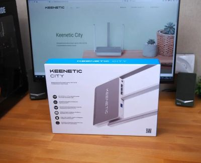 Лот: 20041773. Фото: 1. Wi-Fi роутер Keenetic City. Маршрутизаторы (роутеры)