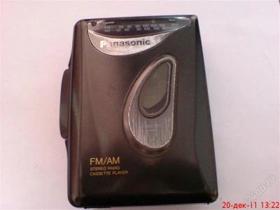 Лот: 1435774. Фото: 1. Стерео плеер Panasonic с радио... Плееры