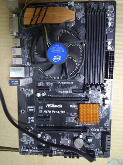 Лот: 15938927. Фото: 1. Материнская плата ASRock H170... Материнские платы
