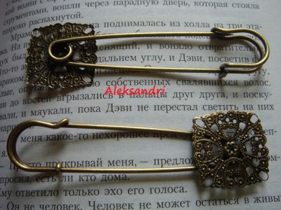 Лот: 4352095. Фото: 1. Фурнитура. Булавка. Винтаж. цвет... Бижутерия ручной работы