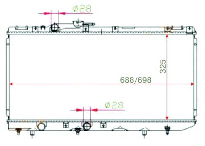 Лот: 3737559. Фото: 1. Радиатор toyota tercel/corsa/cynos... Двигатель и элементы двигателя
