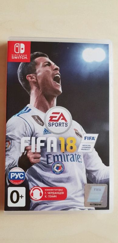 Лот: 11487167. Фото: 1. Fifa18 nintendo switch. Игры для консолей