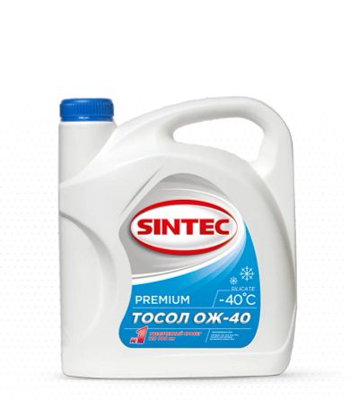 Лот: 6905305. Фото: 1. Тосол А40 "Sintec" 5л. Масла, жидкости