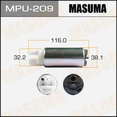 Лот: 18589327. Фото: 1. Бензонасос masuma 100l h 3kg cm2... Электрооборудование
