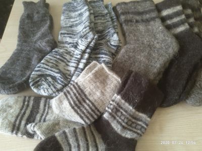 Лот: 16299245. Фото: 1. Носки из натуральной овечей шерсти. Носки