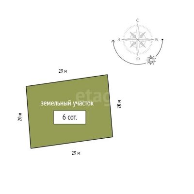 Лот: 25315507. Фото: 1. участок , СНТ Саяны 12-я улица... Земельные участки
