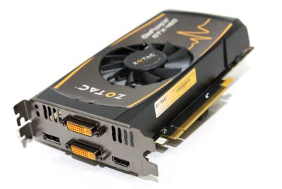Лот: 11051916. Фото: 1. Zotac GeForce GTX 460. Видеокарты
