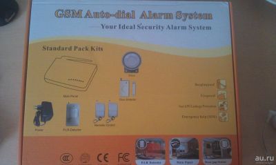 Лот: 9379888. Фото: 1. gsm auto-dial alarm system (gsm-сигнализация... Сигнализации, датчики