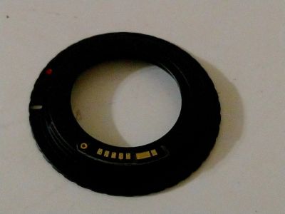 Лот: 16460540. Фото: 1. Переходник м-42 EOS с чипом. Переходники