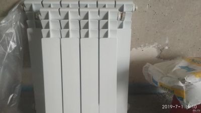Лот: 13994508. Фото: 1. Радиатор отопления, алюминиевый. Радиаторы отопления, полотенцесушители