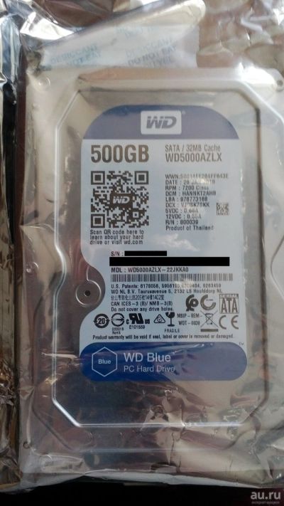 Лот: 13804176. Фото: 1. HDD жесткий диск Western Digital... Жёсткие диски (HDD)