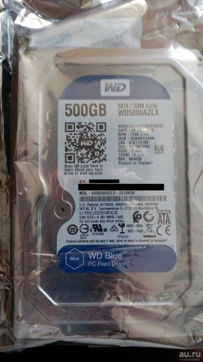 Лот: 13804176. Фото: 1. HDD жесткий диск Western Digital... Жёсткие диски