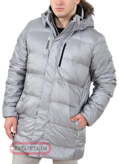 Лот: 6188278. Фото: 1. Новая куртка пуховик reebok удлиненная. Верхняя одежда
