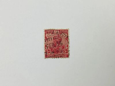 Лот: 23963891. Фото: 1. Король Георг V в императорской... Марки