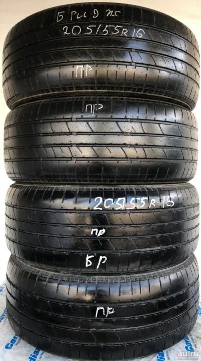 Лот: 14455216. Фото: 1. Шина 205/55 R16 205/55/16 Bridgestone... Шины
