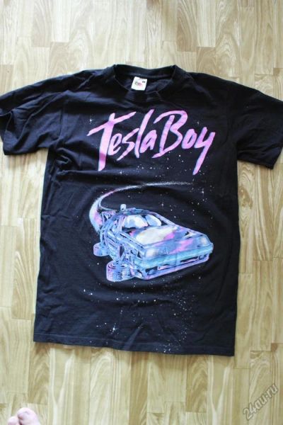 Лот: 5558853. Фото: 1. Футболка Tesla Boy. Футболки, поло