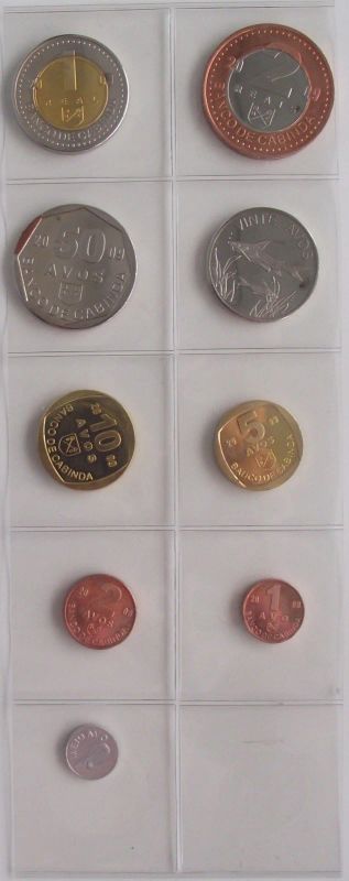 Лот: 16091819. Фото: 1. набор монет фауна,2009,Кабинда... Наборы монет