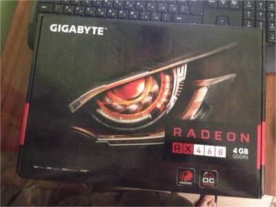 Лот: 10037698. Фото: 1. Gigabyte Radeon RX 460 4gb. Видеокарты