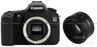 Лот: 1454297. Фото: 1. Canon Eos 60D kit Ef 50 f/1.8... Цифровые зеркальные
