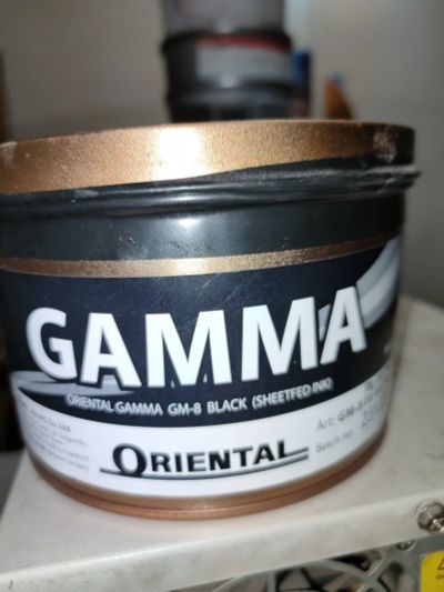 Лот: 18610119. Фото: 1. Офсетная краска Gamma black. Краски, лаки, растворитель