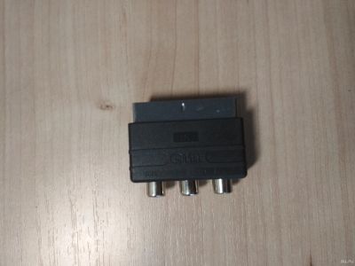 Лот: 14474271. Фото: 1. Кабель переходник Scart - 2rcam... Шнуры, кабели, разъёмы