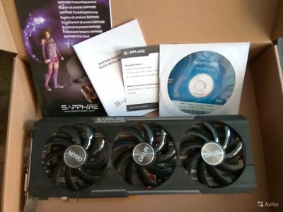 Лот: 13603006. Фото: 1. Sapphire Radeon R9 390 OC Nitro... Видеокарты
