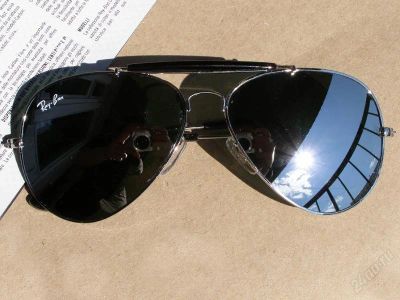Лот: 1742545. Фото: 1. Очки Ray Ban AVIATOR зеркальные. Очки солнцезащитные