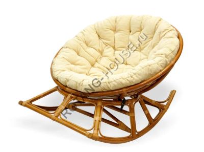 Лот: 8605442. Фото: 1. Кресло-качалка Папасан (Papasan... Кресла, пуфы