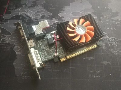 Лот: 16092003. Фото: 1. Видеокарта PCI-E GeForce GT620... Видеокарты