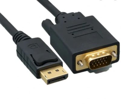 Лот: 19009431. Фото: 1. Кабель DEXP DisplayPort-VGA 1... Шлейфы, кабели, переходники