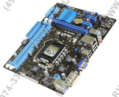 Лот: 6002198. Фото: 1. Материнская плата ASUS H61M-K... Материнские платы