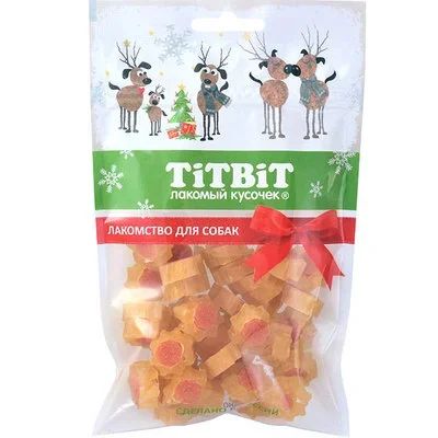 Лот: 17232237. Фото: 1. Титбит Новый Год Мармелад мясной... Корма